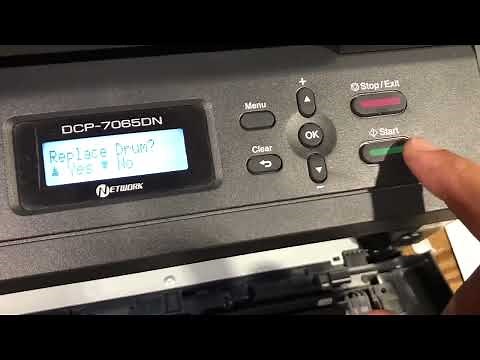 Reset Toner on brother DCP-7065DN