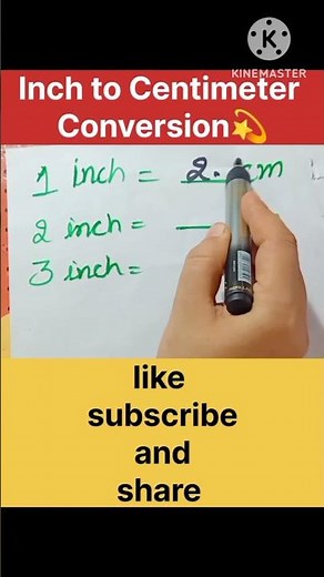 Convert Inches to Centimeters Instantly#Shorts #InchToCm #MathShorts #UnitConversion