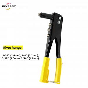 [Hot Item] Pop Rivet Gun, Handy Rivet Tool, Professional Hand Riveter, Manual Riveting Tool for 2.4mm-4.8mm Rivets