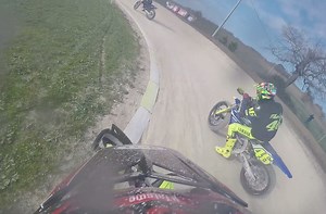 Some BAR banging racing with #JoanMir and Tito Rabat at #RossiRanch. I had such a blast and I can't wait for next year. #Americana | Valentino Rossi VR46 Official | Everquip Racing | American Flat Track | British Superbike Championship | Dainese | My Digital Listing | C & l fairburn property developments ltd | Boost Oxygen UK | Flat Track Live | VR46 | James Rispoli