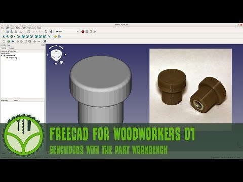 FreeCAD for Woodworkers 01 - Benchdogs with the Part workbench