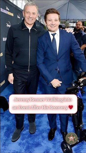 Jeremy Renner Walking into an Event After His Recovery ♥️ #jeremyrenner