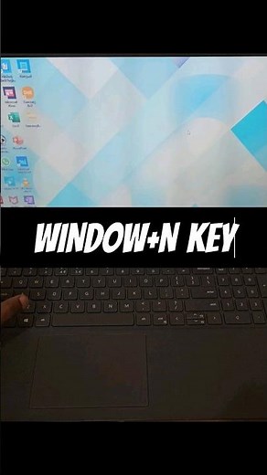 Laptop notification panel open shortcut key #laptop #short #notification #shortcut