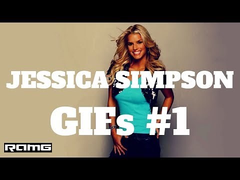 Best GIFs | Jessica Simpson GIFs #1 | Music Celebrity Video Compilation with Instrumental Music