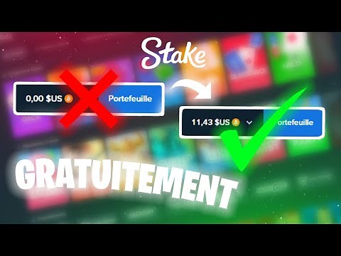 COMMENT jouer sur STAKE GRATUITEMENT !! Avec de la VRAIES crypto..!!