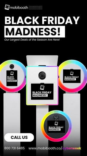Black Friday starts now. Save 10% off all Mobibooth gear with code CYBER25. Every booth. Every roamer. Every stand. Sale link: https://mobibooth.co/blackfriday Runs through Monday. | Mobibooth | Facebook