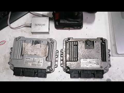 clonage du calculateur contrôle moteur EDC16C34 avec BDM100 -- Peugeot Nemo