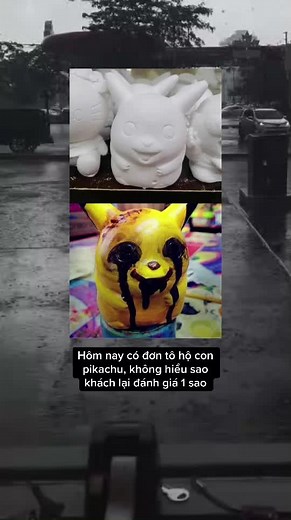Họ bảo tô sao cũng được thì tô pikachu.exe 😐 #creepythings