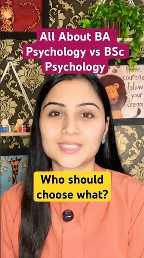 Are you confused between BA Psychology vs BSc Psychology? Differences Explained #psychologycareer