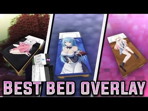 Anime Waifu Bed Overlay for Both Edition | Minecraft 