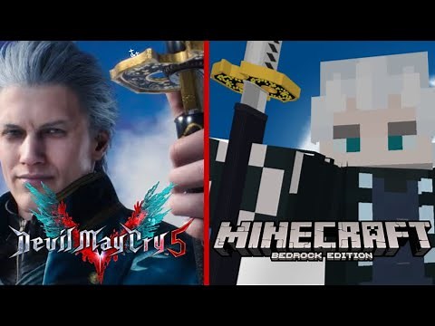 So I made Vergil's YAMATO in Minecraft || Yamato Addon for MCPE/MCBE