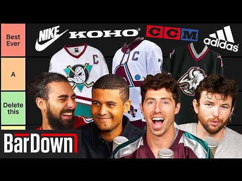 RANKING NHL JERSEY DESIGNS BY DECADE | TIER LIST