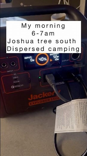 Boon docking Joshua tree