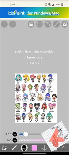 seeing how many vocaloids I know as a new gen!!!