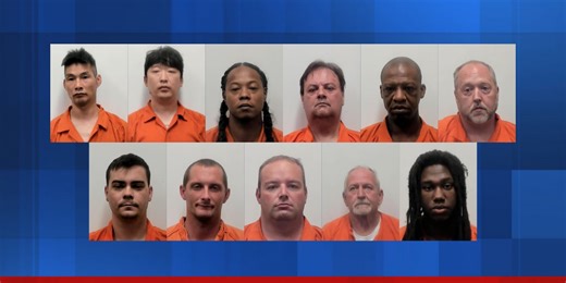Alabama state trooper, 10 others arrested in Montgomery sex trafficking sting operation