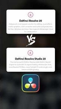 DaVinci Resolve Free vs Paid features | Free vs Studio version | AI tools in DaVinci Resolve