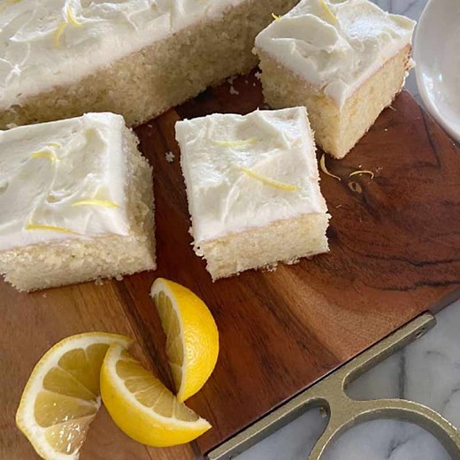Moist Lemon Cake from Scratch with Lemon Frosting | Wilton