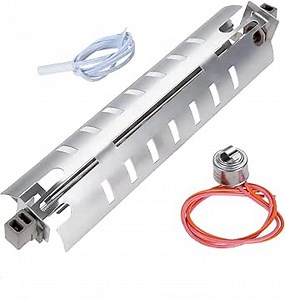 WR51X10055 Refrigerator Defrost Heater Kit, Temperature Sensor WR55X10025, High Limit Thermostat WR50X10068, Replacement For GE, Replaces WR51X10030, AP3183311, 914088, AH303781, EA303781
