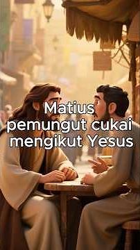 Matius pemungut cukai mengikut Yesus #yesuskristus #ceritakristen #alkitab