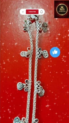 India's Best Silver Anklet Designs "#shortvideo #shortsfeed #youtubeshorts #viral #trending #msj
