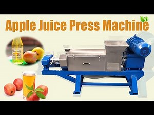 Apple Juice Extracting Machine | Screw Juicer Machine for Making Various Fruit & Vegetable Juice