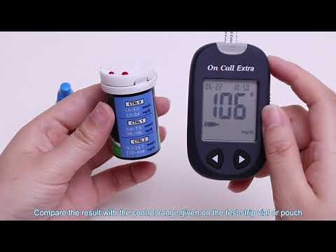 New On Call Extra Blood Glucose Monitoring System