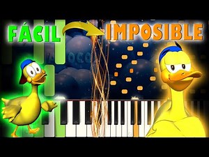 Little Duck Juan | From VERY EASY to IMPOSSIBLE - Piano Cover | Biper and Friends