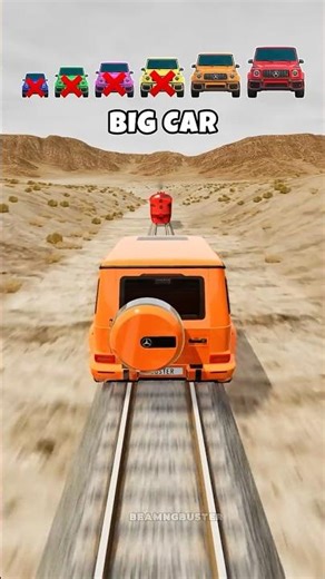 Small to Giant G-Class vs Train