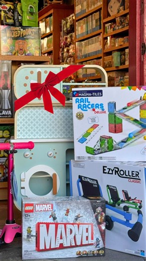 Geppetto's Toys on Instagram: "Get a head start on the big gifts 🎁 From play kitchens to scooters, EZYRollers, and those must-have LEGO® sets — we’ve got all the favorites in stock! Shop early for the best selection at Geppetto’s and check those big gifts off your list before the holiday rush. ✨"