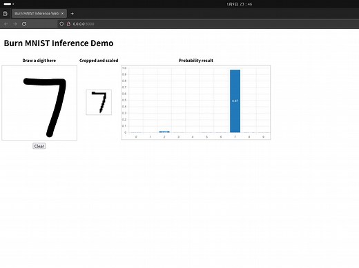 Rust的深度学习框架Burn，看看wasm在浏览器里运行模型推理，看看leptos和第三方js交互