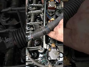 2000 international dt466e injector dropped out/harness fix