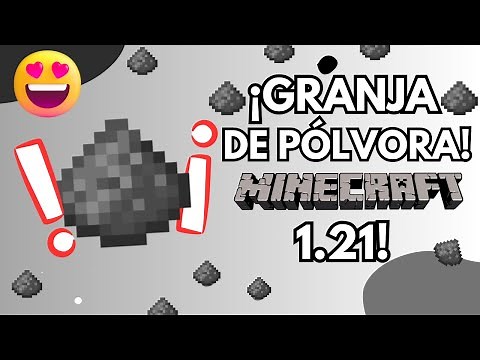 COMO HACER una GRANJA DE PÓLVORA para MINECRAFT 1.21 y tener MUCHA PÓLVORA