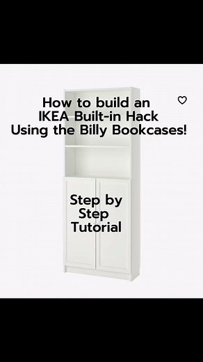 52K views · 614 reactions | Ikea built-in hack! #ikeahack #ikeafurniture #tutorial #tutorialvideo | Theedgewoodhome | Facebook