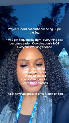Managing projects successfully requires efficient coordination and sequencing. Follow for real construction project talks. #projectManager #ConstructionProjectManager #ProjectSequencing #Interviewtips #NHSProjectManager