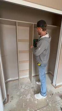 DIY Closet Shelving with MDF