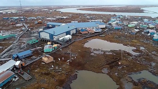 Village in Alaska hit with flood and debris in aftermath of former typhoon Halong