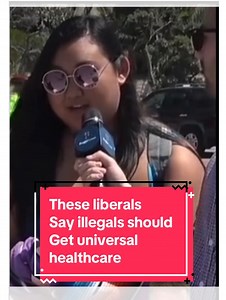 These liberals Say illegals should Get universal healthcare #MAGA #streetinterview #liberallogic #conservative #libtards | Tommy Robert Belcher