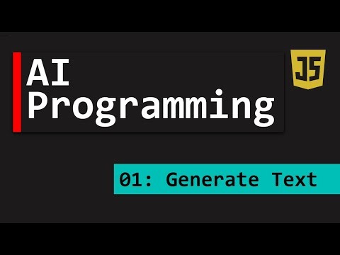 Learn Generative AI Programming - Part 1: Generating Text (JavaScript version).