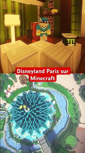 Le parc Disneyland Paris sur Minecraft !! (‪@MineDisneyServeur‬)