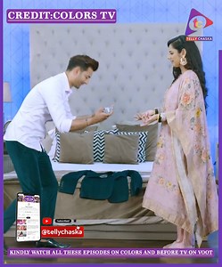 Satvik's special gift to Jeevika To know more, keep watching '#agnisakshieksamjhauta ' at 9:30 pm every Monday to Friday only on COLORS | Telly Chaska