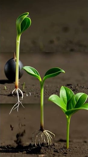 15 Seconds Tree Growth Time-Lapse 🌱 | Seed to Big Tree #shorts