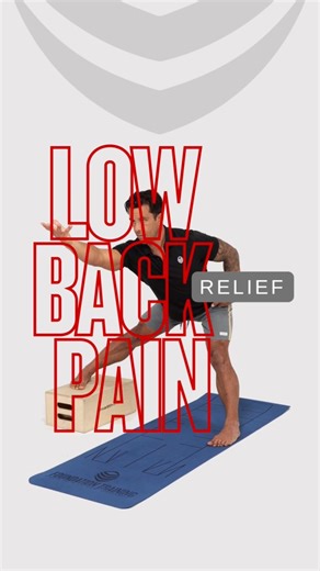 Relief in just a few minutes a day: Try it for free at FTstreaming.com #backpainexercises #backpain