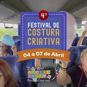 38 reactions | 4º Festival de Costura Criativa  Data: Data: 04 a 07...
