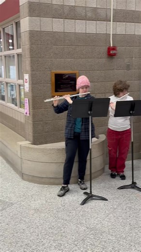 THANK YOU to our amazing Crimson fine arts programs for the wonderful Christmas and holiday music to welcome students and staff! Credit to Valeria Nieves for the song selection! #WeAreCrimson 🍁 | Principal Becker