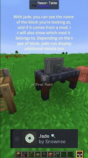 Mod Showcase - Ep 1 Jade #minecraft #minecraftbuilding #satisfying #minecraftmods #mods