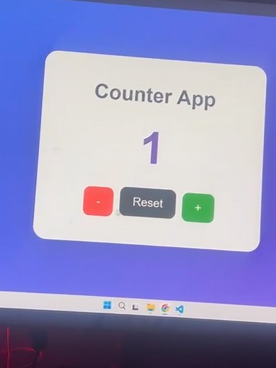 Clean Counter App HTML CSS JavaScript - Responsive Counter UI