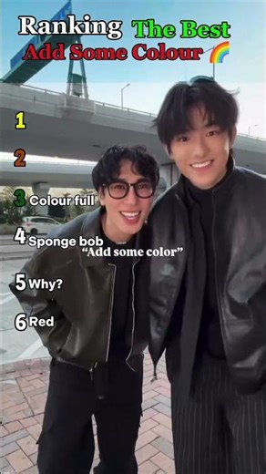 Ranking the Most Random Add Some Color 😂🌈 #Shorts