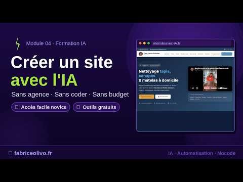Créer un site internet avec l'IA et Wordpress en 2026