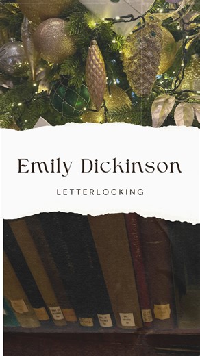 Verse & Sip on Instagram: "Emily Dickinson’s letter to her brother in 1847 💌 @Letterlocking thank you for the book✨ #letterlocking #emilydickinson #letters #history"