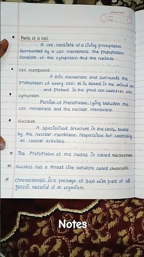 #dav class 8 science chapter 1 handwritten notes